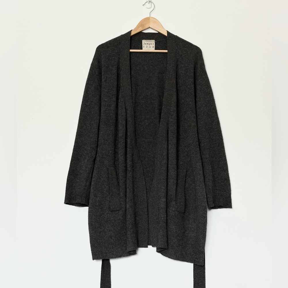 JUMPER 1234 100% Cashmere long cardigan